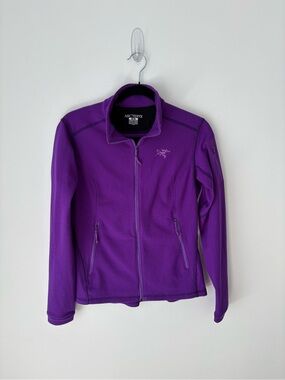 Arc’teryx Polartec Fleece Jacket Purple Women’s Medium Full Zip